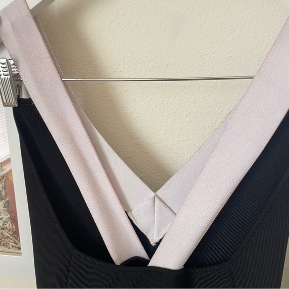 Jonathan Simkhai Knit Fluted Bodycon Midi Dress - Picture 8 of 11